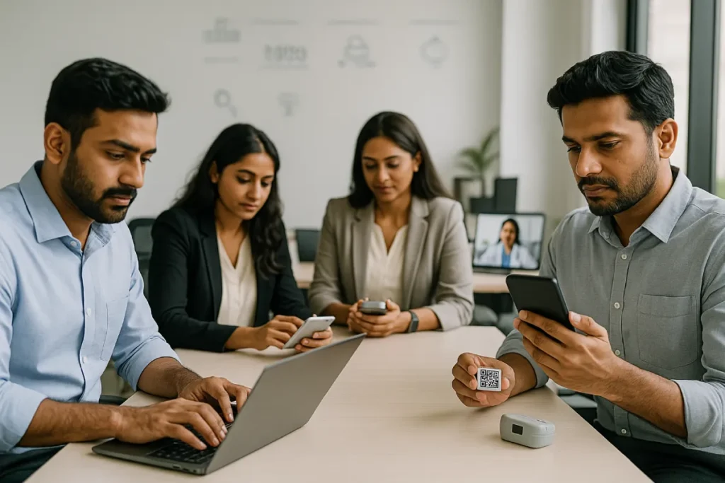 Key sectors of Indian startup ecosystem: SaaS, fintech, telehealth, agritech in office